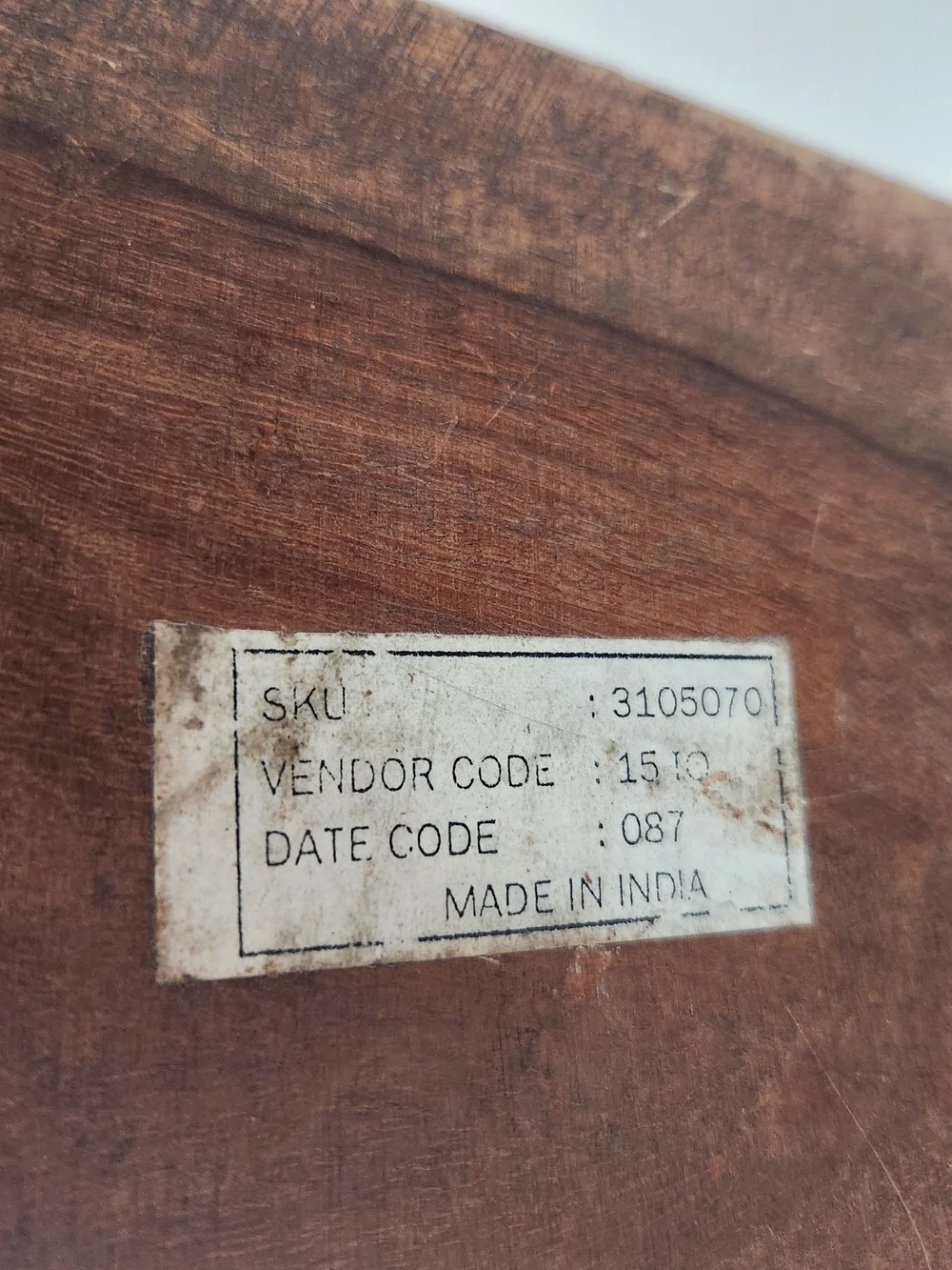 Vintage Wooden Jewelry Box with Brass Accents - Brown